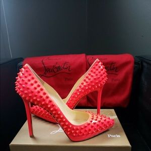 Christian Louboutin Pigalle Plato Spikes Sz 41/11